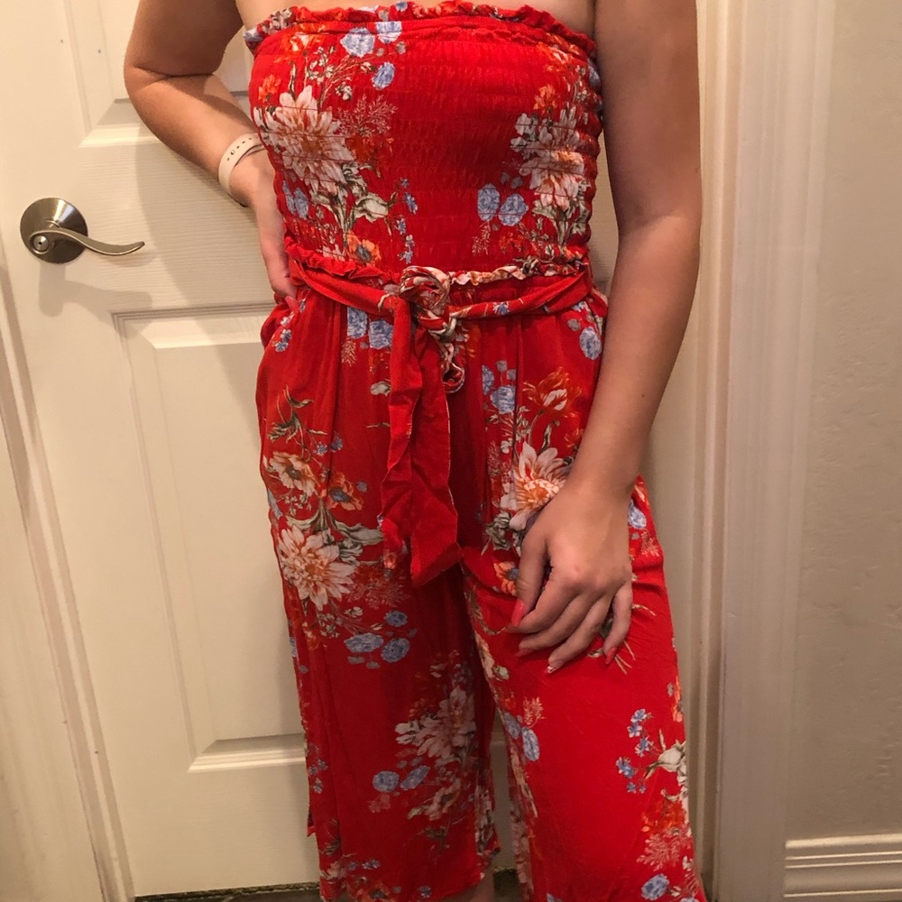 red romper